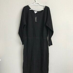 Studio Park x Amy Stran Dolman Slv Petite Sweater Dress - Cavier (Sz PM) a620516